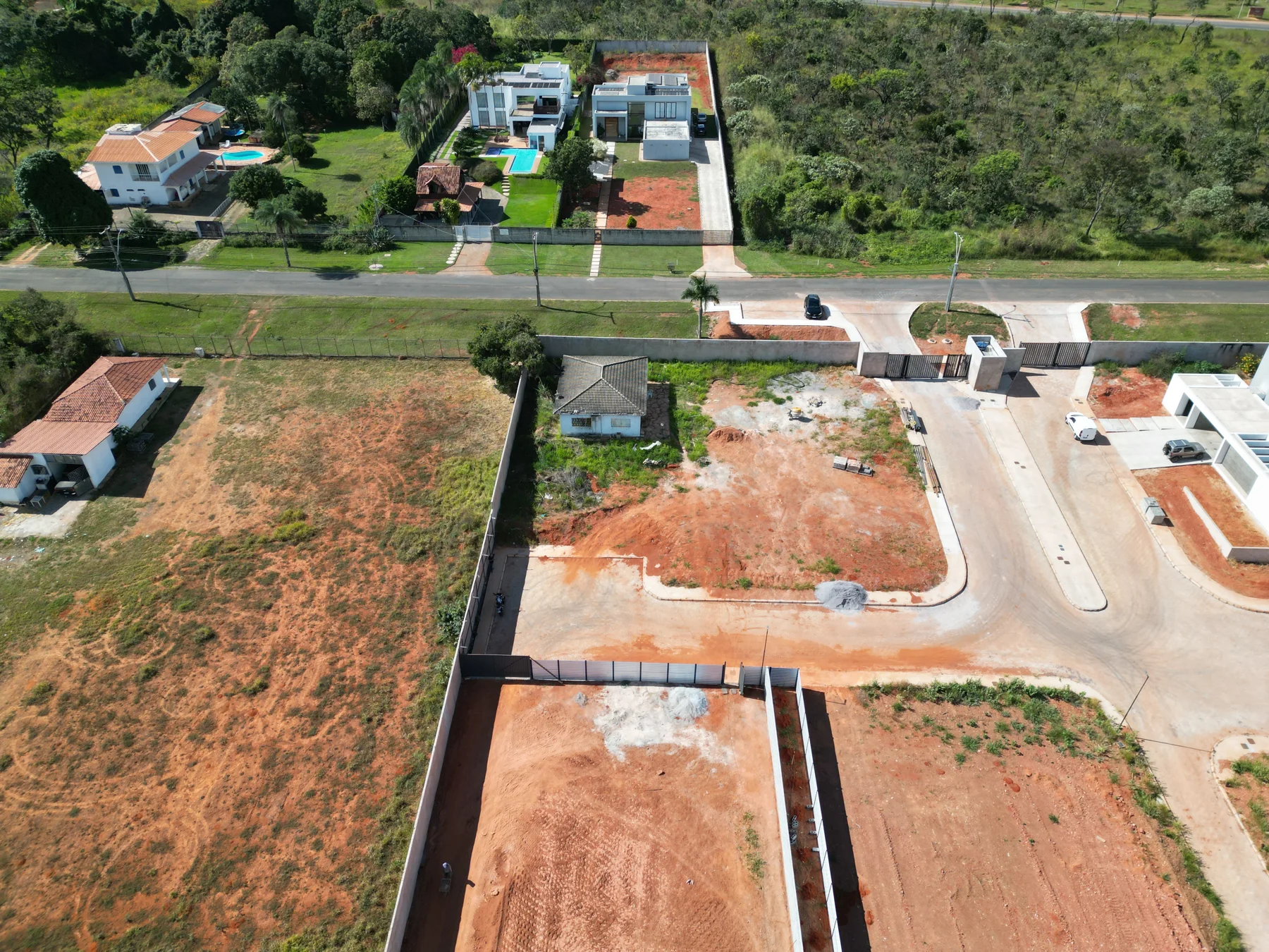 Etapa inicial da construção no Lago Norte